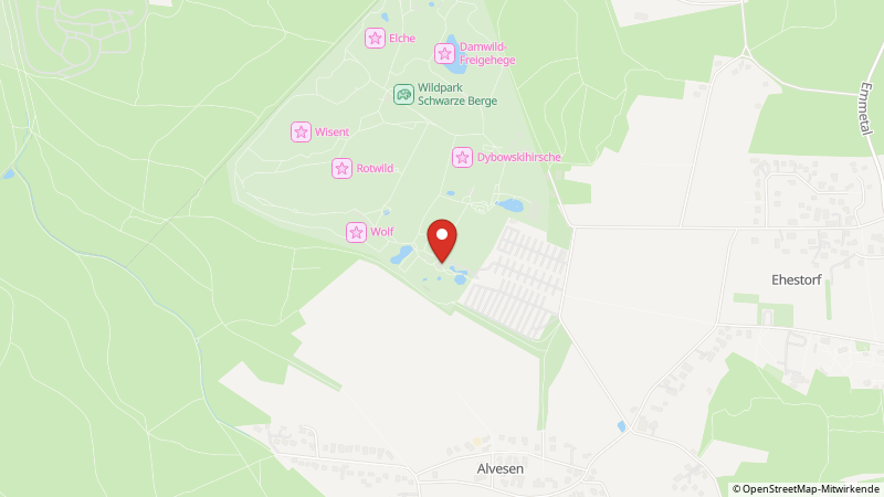 Map showing the locations of this offer