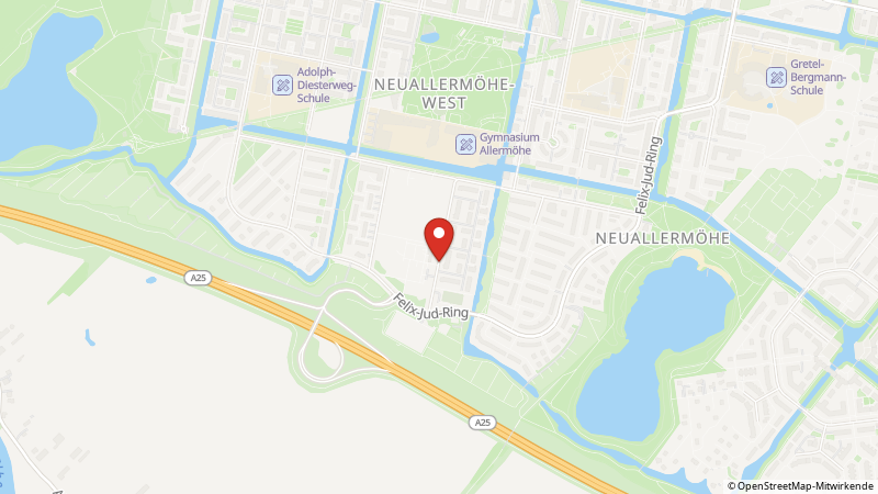 Map showing the locations of this offer