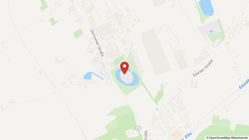 Map showing the locations of this offer