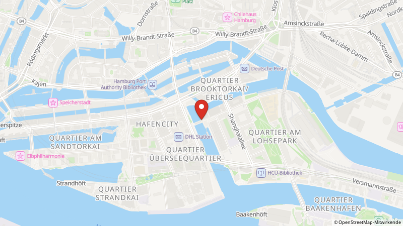 Map showing the locations of this offer