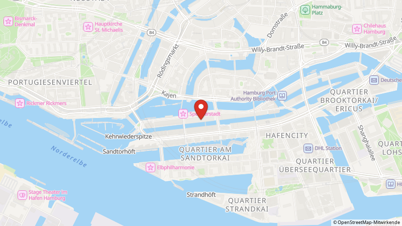 Map showing the locations of this offer