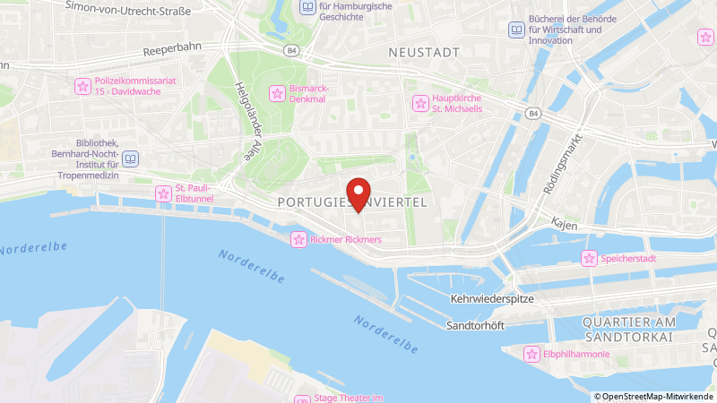 Map showing the locations of this offer