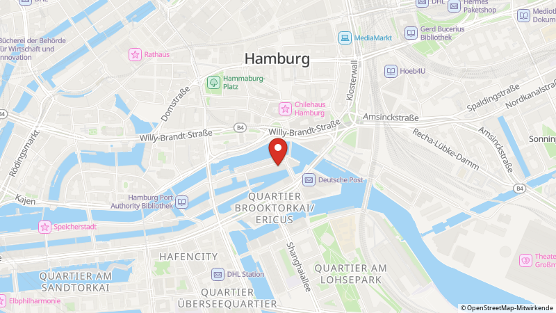 Map showing the locations of this offer