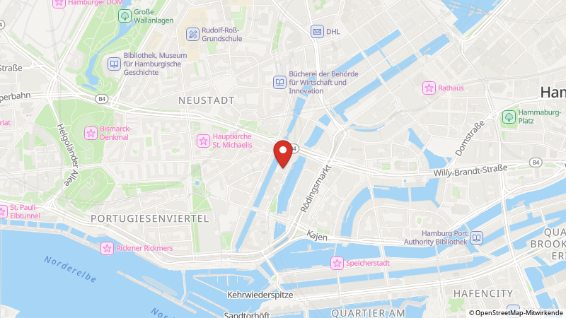 Map showing the locations of this offer