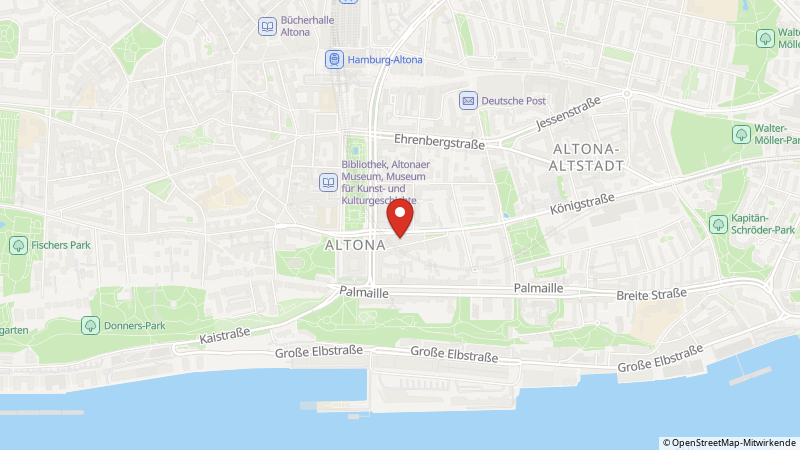 Map showing the locations of this offer
