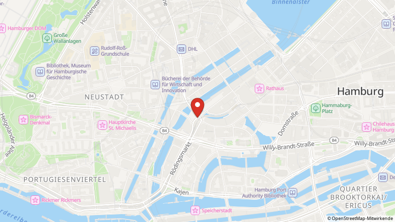 Map showing the locations of this offer