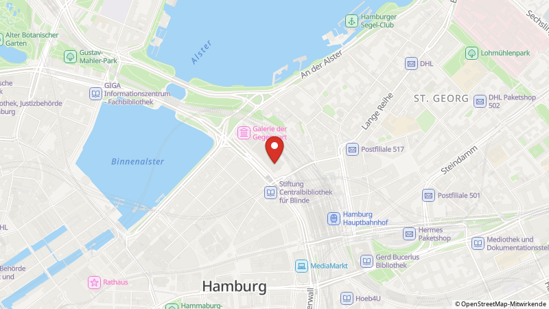 Map showing the locations of this offer