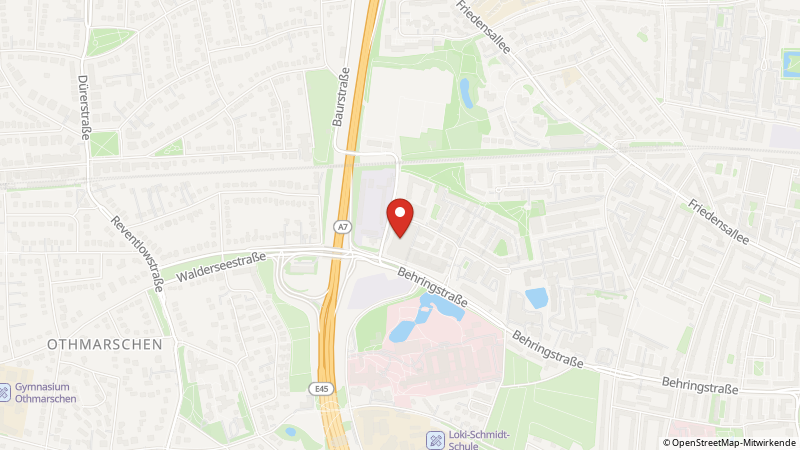 Map showing the locations of this offer