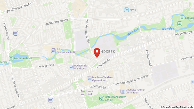 Map showing the locations of this offer