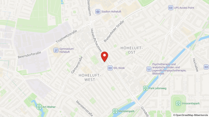 Map showing the locations of this offer