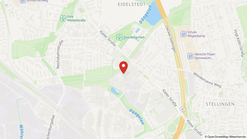 Map showing the locations of this offer