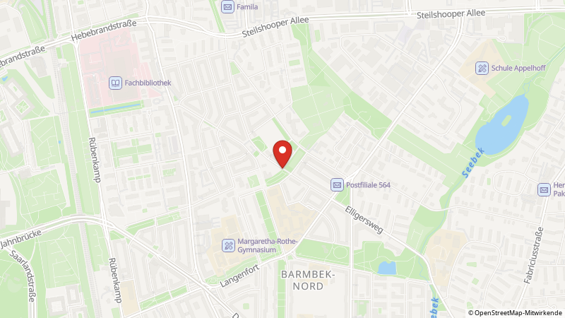 Map showing the locations of this offer