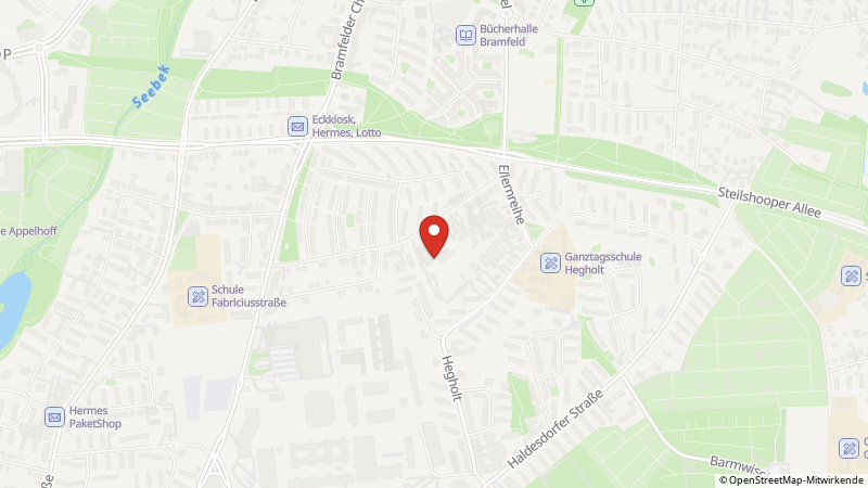Map showing the locations of this offer