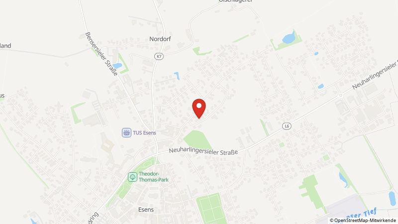 Map showing the locations of this offer