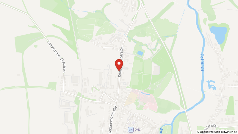 Map showing the locations of this offer