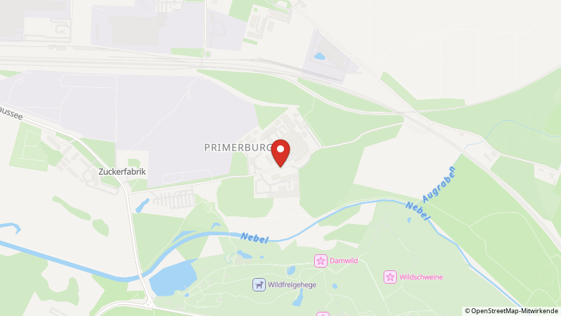 Map showing the locations of this offer