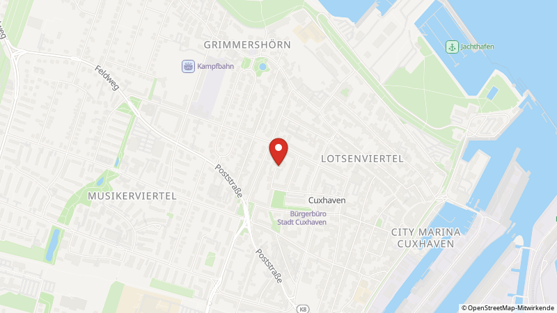 Map showing the locations of this offer