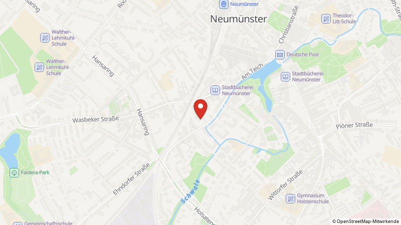 Map showing the locations of this offer