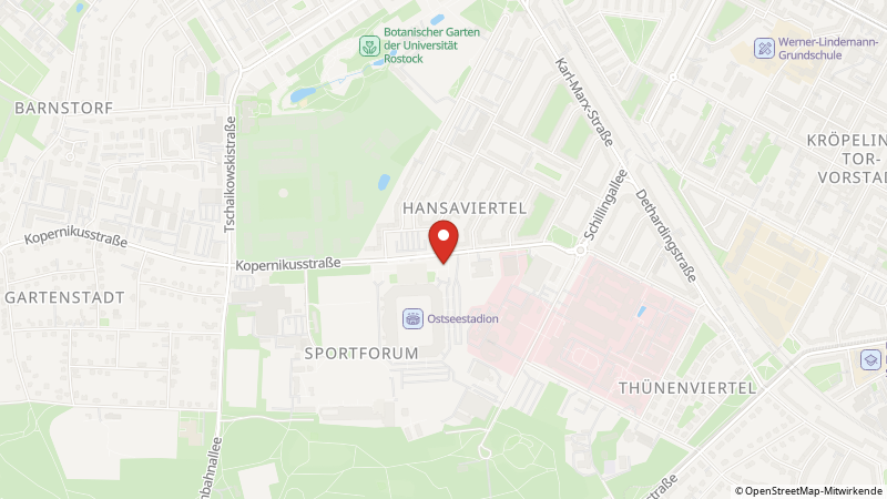 Map showing the locations of this offer