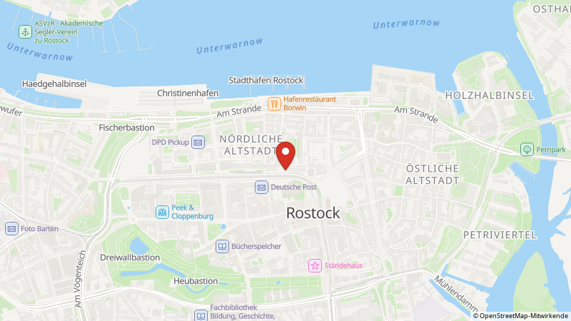 Map showing the locations of this offer